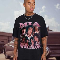 Mia Wallace Shirt Vintage Mia Wallace Shirt Mia Wallace Bootleg Shirt Mia Wallace Homage Shirt Pulp Fiction Shirt