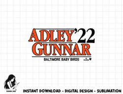 Rutschman&Henderson - Adley Gunnar  22 - Baltimore Baseball  png, sublimation