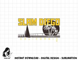 Slam Diego Sunset - San Diego Baseball  png, sublimation