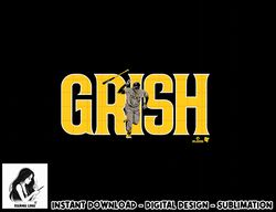 Trent Grisham - GRISH - San Diego Baseball  png, sublimation