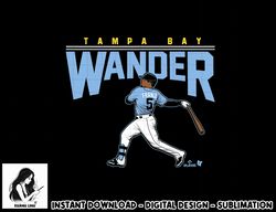 Wander Franco - Wander - Tampa Bay Baseball  png, sublimation