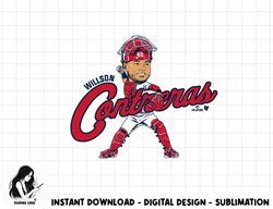 Willson Contreras - Caricature - St. Louis Baseball  png, sublimation