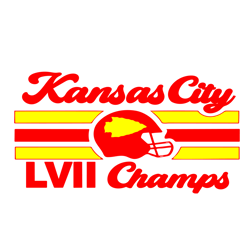 KC Chiefs LVII Champs Gift SVG