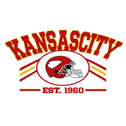 Kansas City Football Est 1960 Superbowl SVG