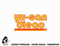 Yu Darvish - Yu-San Diego - Baseball  png, sublimation