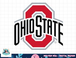 Ohio State Buckeyes Mens Icon Logo Officially Licensed White  png, sublimation
