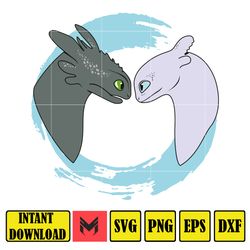 How to Train Your Dragon SVG, Dragon SVG, Toothless svg, cartoon SVG, animatio svg