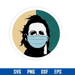 Michael Myers Face Mask Svg, Michael Myers Svg, Horror Movies Svg, Halloween Svg, Png Dxf Eps Digital File
