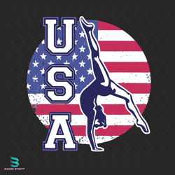 USA Gymnast Womens Svg, Independence Svg, USA Svg, Gymnastics Svg
