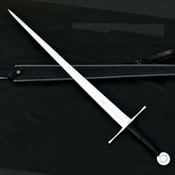 Custom D2 Steel Blade Viking Sword Viking Norse Templar Sword With Sheath