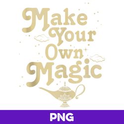 Disney Aladdin Make Your Own Magic V3, PNG Design, PNG Instant Download Now