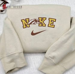 Nike Western Michigan Broncos Embroidered Sweatshirt, NCAA Embroidered Sweater, Western Michigan Shirt, Unisex Shirt