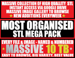 Most Organised 3d printing STL pack