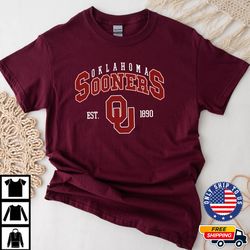 NCAA Oklahoma Sooners Est. Crewneck, NCAA Shirt, NCAA Oklahoma Sooners Sweater, Oklahoma Sooners Hoodies, Unisex T Shirt