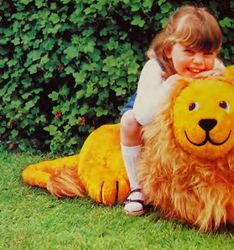 Lion Sewing Pattern -Large Stuffed Toy Two Sizes 33" and 44" long-Sitting Soft Toys vintage cutting patterns Digital PDF