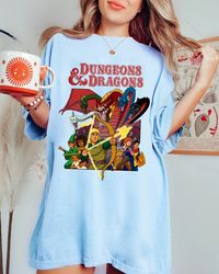classic dungeons and dragons shirt, d&d cartoon