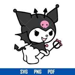 Kuromi Svg, Hello Kitty Svg, Kawaii Kitty Cat Svg, Sanrio Svg, Hello Kitty Cricut Svg, Cartoon Svg, Png Pdf HK19052364
