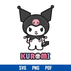 Kuromi Svg, Hello Kitty Svg, Kawaii Kitty Cat Svg, Sanrio Svg, Hello Kitty Cricut Svg, Cartoon Svg, Png Pdf HK19052369