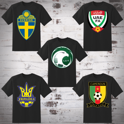 40 World Cup Football Club T-Shirt Design Bundle - PNG Images With Transparent Backgrounds- Sublimation Printing