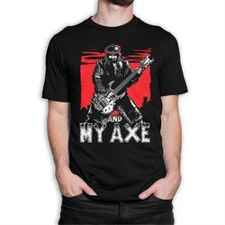 Gimli 'And My Axe' Funny Rock T-Shirt / The Lord of the Rings Shirt / Men's Women's Sizes (wra-121)