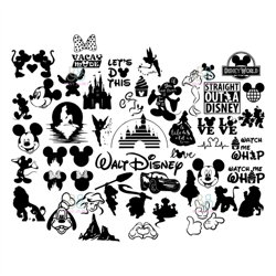 Disney Bundle Svg, Disney Svg, Mickey Svg, Disney Princess Svg, Lion King Svg, Trending Svg