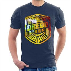 Dredd Shield Retro Movie T-Shirt, Men's Fun Comedy Shirts Unisex Style 100 Cotton Adults & Kids Novelty Shirt
