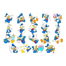 Donald Duck Bundle Svg, Disney Svg, Donald Svg, Daisy Svg, Disney Duck Svg, Trending Svg