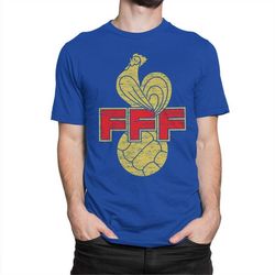 France Football National Team T-Shirt / Men's Women's Sizes / Cotton Tee (FOT-22621)