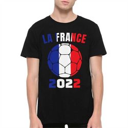 La France 2022 Football T-Shirt / Soccer National Team / World Cup 2022 / Men's Women's Sizes / Cotton Tee (FOT-20981)