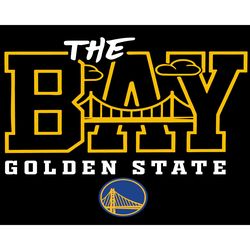 Golden State Warriors The Bay Golden State logo Svg