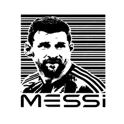 Funny Lionel Messi 10 Qatar World Cup Team SVG