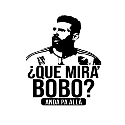 Funny Que Mira Bobo Anda Pa Alla Lionel Messi SVG