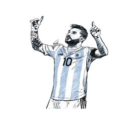 World Cup Lionel Messi Que Mira Bobo SVG