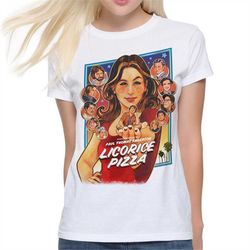 Licorice Pizza Art T-Shirt / Men's Women's Sizes / Cotton Tee (MOV-985525)
