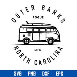 Outer Banks North Carolina Svg, Poguelandia Svg, Pogue For Life Svg, Png Dxf Eps Digital File
