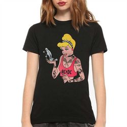 Cinderella Rock Style T-Shirt / Men's Women's Sizes / Cotton Tee (DIS-654553)