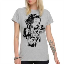 Snow White Rock Style T-Shirt / Men's Women's Sizes / Cotton Tee (DIS-956111)