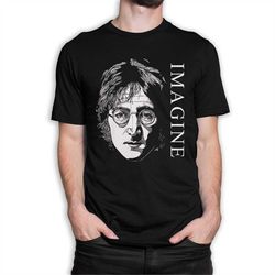 John Lennon Imagine T-Shirt / Men's Women's Sizes / Cotton Tee (wra-061)