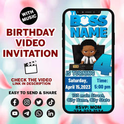 boss baby birthday invitation, afro boss baby invitation, baby boss invite, baby boss birthday, baby boss girl, digital