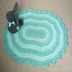 Oval Rug Crochet Pattern