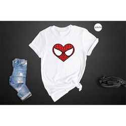 Boys Valentine's Day Shirt , Spider Shirt, Spider Heart Shirt, Boys Heart Valentines Shirt ,funny Valentines Day Shirt