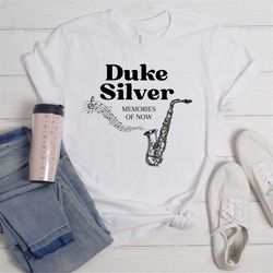 Duke Silver T-Shirt, Parks And Rec Ron Swanson Duke Silver Trio Tee