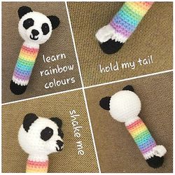 Panda Rattle Crochet Pattern