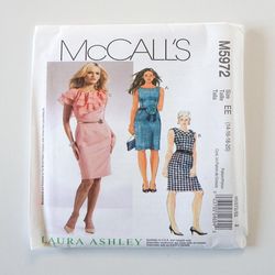 McCall's M5972 (2009) UNCUT Misses' Dresses Sewing Pattern