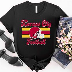 Kansas City Shirt, Kansas City Football Shirt, Retro Kansas City Chiefs, Kansas City Gifts, Football Shirt for Women and