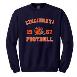 Cincinnati Football Sweatshirt, Cincinnati Hoodie, Vintage Style Cincinnati Football Sweatshirt, Cincinnati Hoodie, Foot