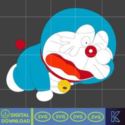 Doraemon SVG, Cricut, Cut files, Digital Vector File, Comes with SVG, Png