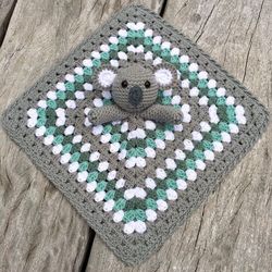 Koala Lovey (Security Blanket) Crochet Pattern