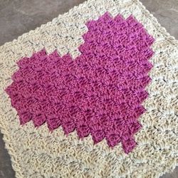 Love-ly Washcloth Crochet Pattern