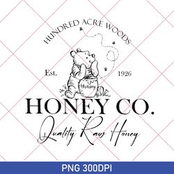 Vintage Hundred Acre Woods Honey Co PNG, Disney Pooh Mommy PNG, Winnie The Pooh PNG, Retro Classic Pooh Bear PNG 300DPI